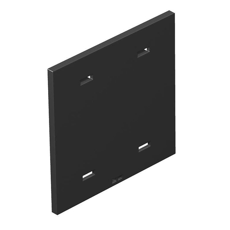 OBO Bettermann - Abdeckplatte für Einbaueinheiten Abdeckplatte T8NL P01 9011 o. Lochbild T4L/T8NL