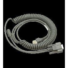 Pepperl+Fuchs Fabrik - Schnittstellenwandler Verbindungskabel V45-G-2M-PVC-SUBD9 RJ45-SUBD9,2m,PVC
