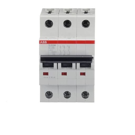 ABB Stotz S&J - Leitungsschutzschalter Sicherungsautomat S203M-C25 10kA 25A C 3p