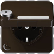 Jung - Steckdose SCHUKO-Steckdose 16A 250V CD 1520 NAKLSL BR m.Berührungsschutz