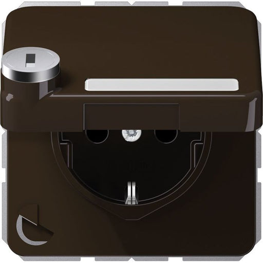 Jung - Steckdose SCHUKO-Steckdose 16A 250V CD 1520 NAKLSL BR m.Berührungsschutz