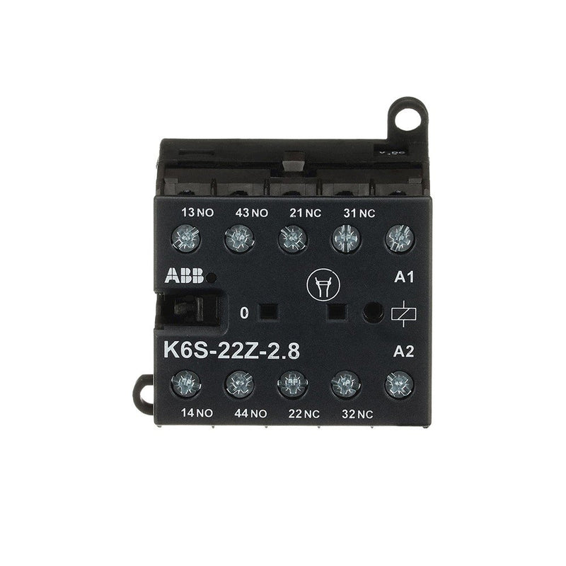 ABB Stotz S&J - Hilfsschütz, Relais Kleinhilfsschütz K6S-22Z-2.8-72 17-32V DC, 2,8W