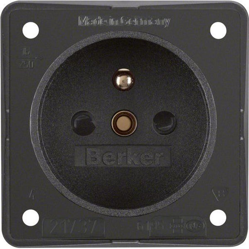 Berker - Steckdose anth 961952505 mit Erdungsstift