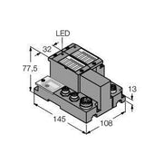 Turck - Feldbus, Dez. Peripherie - Funktions-/Technologie-Modul Programmierbares Set TI-BL67-PG-DP-S-2 I/O-Kommunikation