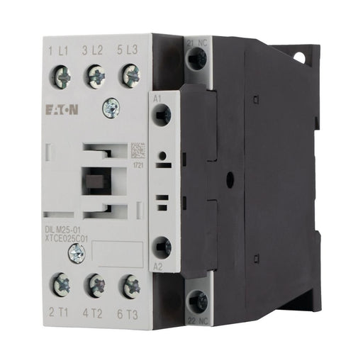 Eaton - Leistungsschütz zum Schalten von Wechselstrom Leistungsschütz 3polig DILM25-01(RDC60) 380/400V 11kW