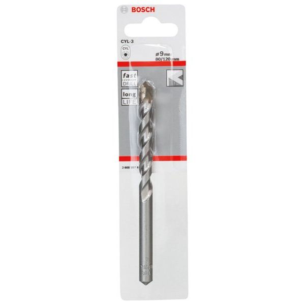 Bosch - Bohrer Betonbohrer CYL-3, 9 x 80 2608597664 x 120 mm d 8 mm