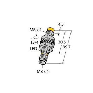 Turck - Induktiver Näherungsschalter Sensor NI5-M08-AP6X-V1131 induktiv