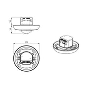 BEG Brück Electronic - Bewegungsmelder/Präsenzmelder komplett Bewegungsmelder PD3N-2C-UP