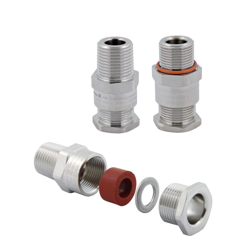 Weidmüller - Kabelverschraubung A2LS/20/M20-WM gerade, M 20 x 1,5 − 24 Stück