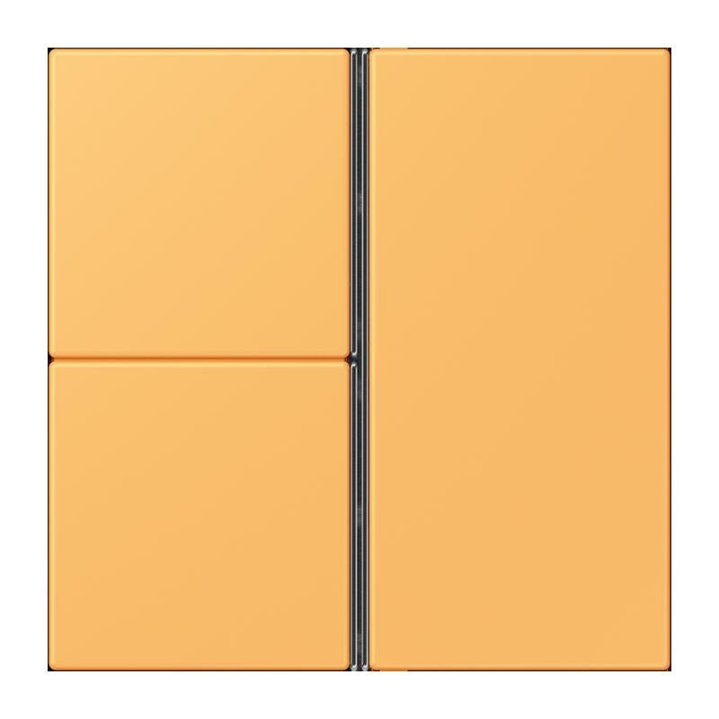 Jung - Abdeckung/Bedienelement für Installationsschalterprogramme Tastensatz 3fach LC 403 TSA 254 ocre jaune clair