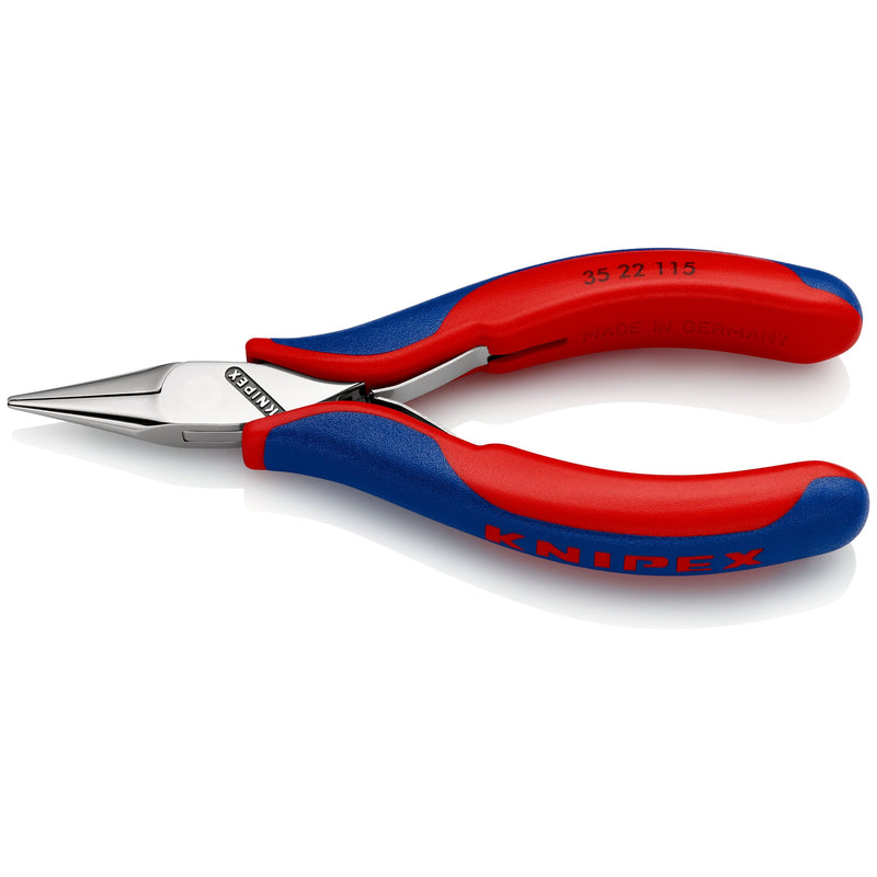 Knipex - Spezialwerkzeug für Kommunikationstechnik Elektronik-Greifzange 35 22 115 spiegelpoliert,115mm