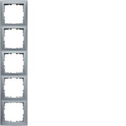 Berker - Abdeckrahmen Rahmen 5fach alu matt 10159939