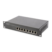 DIGITUS - Netzwerk-/Serverschrank Wandschrank-Set DN-10-SET-1 incl. Panel+Switch