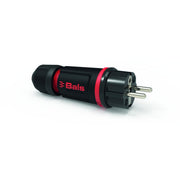 Bals Elektrotech - Schutzkontaktstecker Schutzkontakt-Stecker 16A 7373-1 250V IP54 rot