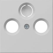Gira - Einsatz/Abdeckung für Kommunikationstechnik Abdeckung 0869015 Koax-Antennendose gr
