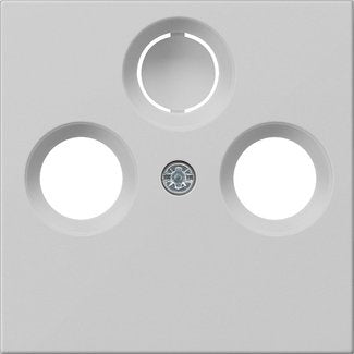 Gira - Einsatz/Abdeckung für Kommunikationstechnik Abdeckung 0869015 Koax-Antennendose gr