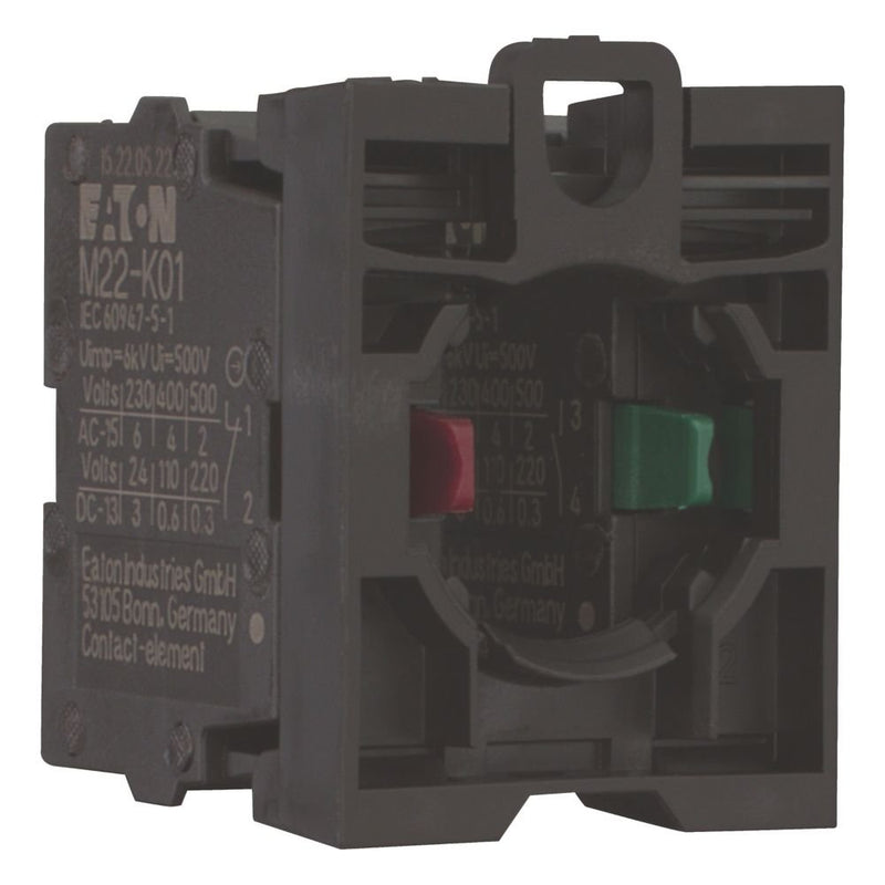 Eaton - Hilfsschalterblock Kontaktelement M22-AK11 1S1Ö