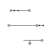 WAGO - Installations-Etagenklemme 2005-7645 L/L/PE 4/6qmm grau