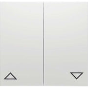 Peha - Abdeckung/Bedienelement für Installationsschalterprogramme Wippe, reinweiß Symbol D 11.544.02 AUF und AB