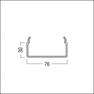 Zumtobel - Lichttechnisches Zubehör/Ersatzteile für Leuchten Abdeckung SLN2-COV L6000 DD