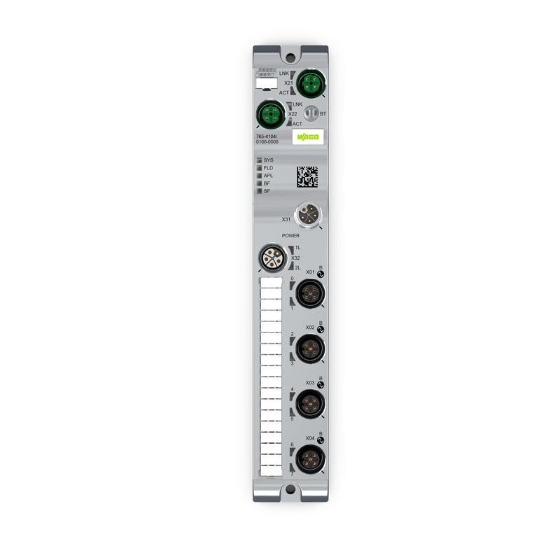 WAGO - Feldbus, Dez. Peripherie - Funktions-/Technologie-Modul Anschlussblock 765-4104/100-000 4-Port-IO, Profinet