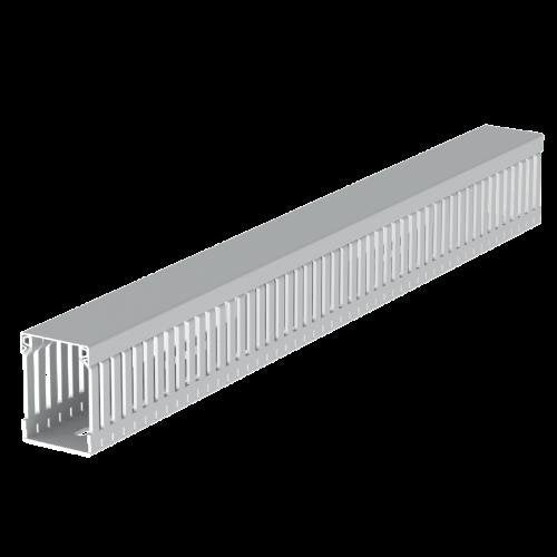 Unex - Verdrahtungskanal lgr 60.40.88 RAL7035 60x40 − 2 Meter