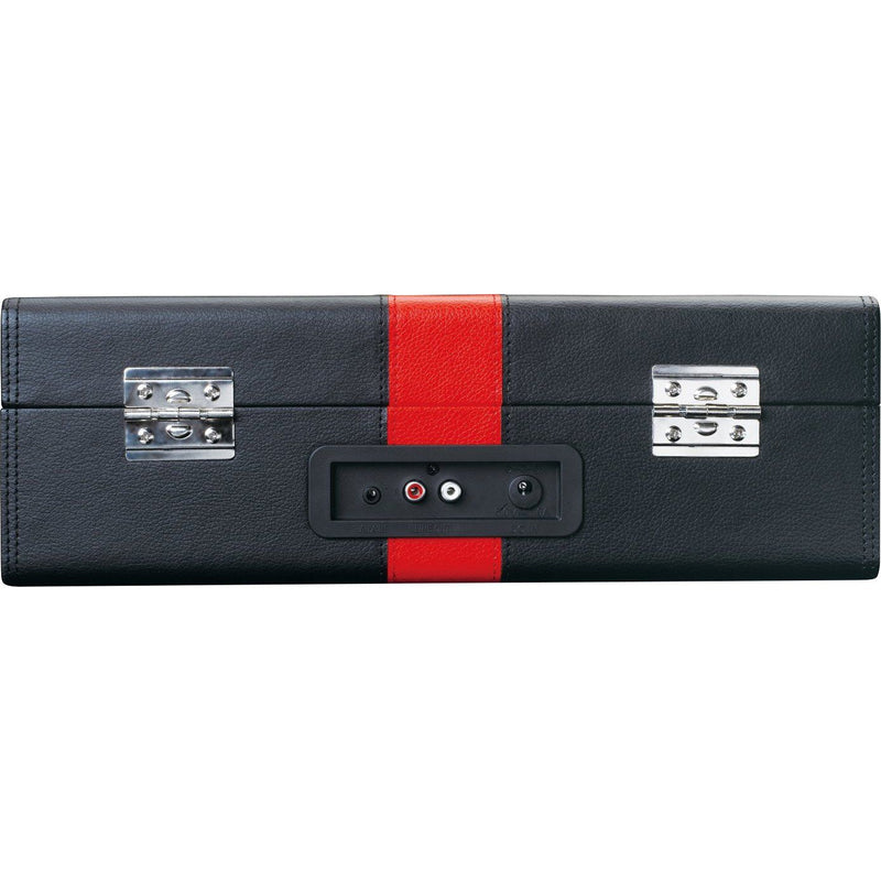 CLASSIC PHONO - Schallplattenspieler Koffer-Plattenspieler TT-110 Black Red Retro,BT