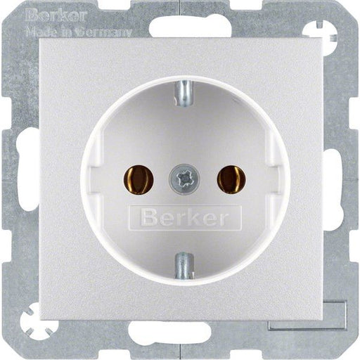 Berker - Steckdose Schuko-Steckd.alu matt 47431404