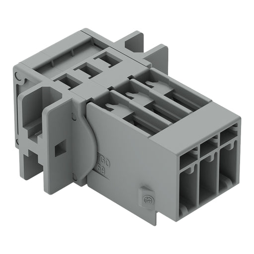 WAGO - Ein- und mehrpolige Klemmenleiste 1-Leiter-Stiftleiste 769-603/002-000 CAGECLAMP,4mm²,gr − 50 Stück