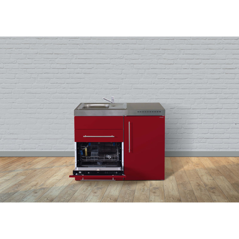 Stengel - Mini-Küche Miniküche Premiumline MPGSBR110GSKSreBli Bordeauxrot