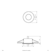 EVN Lichttechnik - Downlight/Strahler/Flutlicht NV EB-Leuchte 655 011 chr 12V 50W GX5,3