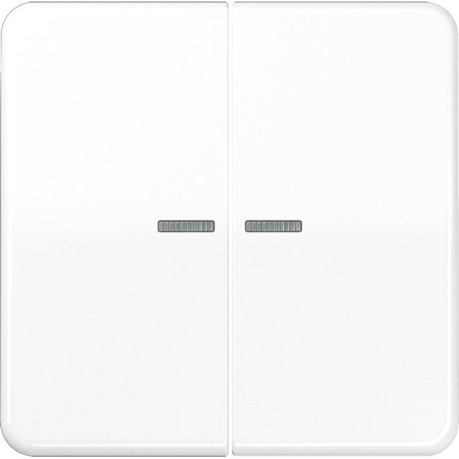 Jung - Abdeckung/Bedienelement für Installationsschalterprogramme Wippe Lichtleiter aws CD 595 KO5BF WW für Schalter/Taster