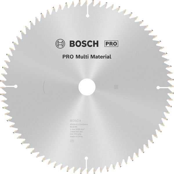 Bosch - Kreissägeblatt PRO Multi Material 2608640452 Kreissägeblatt 305 x