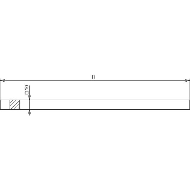 DEHN - Sammelschiene Klemmschiene KS 198 PAS Ms/gal Sn 10x10x198