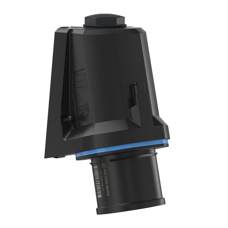 Walther Werke - CEE-Gerätestecker (IEC 60309) CEE NEO Wandgerätestecker FW730306CC schräg 32A 3P 6h