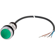 Eaton - Drucktaster, Komplettgerät Leuchtdrucktaste Classic C22-DRL-G-K10-24-P65 4polig 24V 1S 3.5m