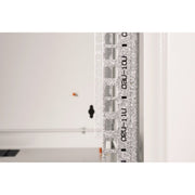 DIGITUS - Netzwerk-/Serverschrank Wandschrank mit Glastür DN-19 12U-6/6 RAL7035 HE 12