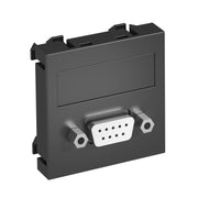 OBO Bettermann - Einsatz/Abdeckung für Kommunikationstechnik Multimediaträger D-Sub9 MTG-DB9 S SWGR1 Buchse Schraubkl