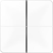 Jung - Abdeckung/Bedienelement für Installationsschalterprogramme Tastensatz 4-fach aws CD 404 TSA WW komplett − 1 Stück