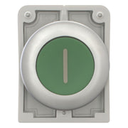 Eaton - Frontelement für Drucktaster Drucktaste RMQ-Titan M30C-FDR-G-X1 flach rastend grün