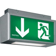 Inotec Sicherheitstech - Sicherheitsleuchte ALU-Rettungszeichenleuchte SNP 7285.1D LED 230V IP40, EKW=50m