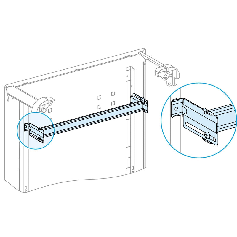 Schneider Electric - Komponente für den Ausbau (Schaltschrank) PrismaSeT-G, DIN-Schiene LVS03002 einstellbar,48 Modul