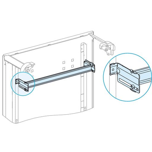 Schneider Electric - Komponente für den Ausbau (Schaltschrank) PrismaSeT-G, DIN-Schiene LVS03002 einstellbar,48 Modul