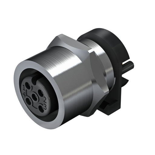 Weidmüller - Rundsteckverbinder, Einbau (PCB) Stecker SAIE-M12B-4S-F5.5TL M12 − 10 Stück by Weidmüller
