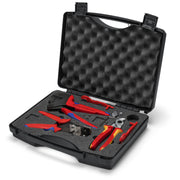 Knipex - Sortimentskasten für Anschluss- und Verbindungstechnik Werkzeugkoffer 97 91 04 V02 für Photovoltaik MC4