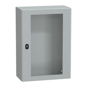 Schneider Electric - Gehäuse/Schaltschrank (leer) Wandschrank RAL 7035 NSYS3D7525T 700x500x250 Sichttür