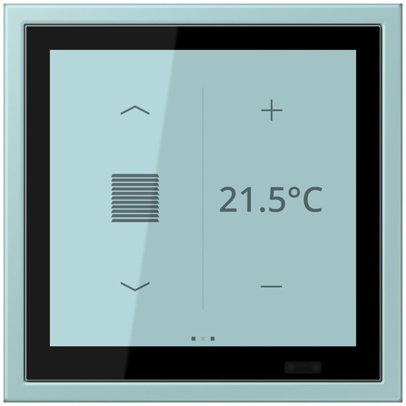Jung - Bussystem-Mehrfach Bediengerät KNX Raumcontroller LCZ 459 BFD1S 214 ceruleen clair