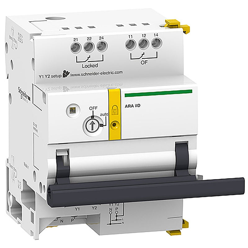 Schneider Electric - Zusatzeinrichtung für Reiheneinbaugeräte Wiedereinschaltgerät A9C70344 ARA für iID 4p