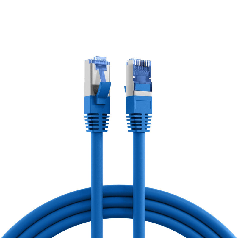 EFB-Elektronik - Patchkabel Kupfer RJ45 Patchkabel Cat.6A K5525FBL.0,25 blau 0,25m