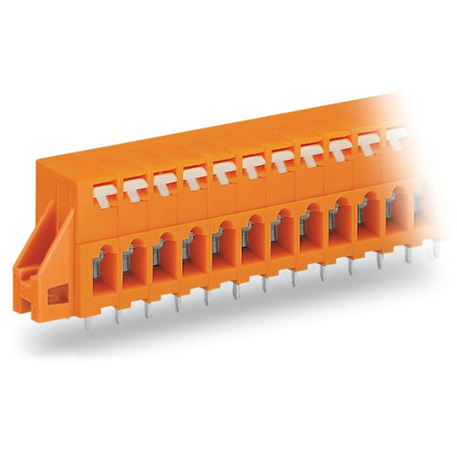 WAGO - Leiterplattenklemme 741-235 Drücker,2,5mm²,or − 30 Stück